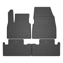 Tappetini compatibili con Renault Megane V Elettrica dal 2022 in poi, su misura in Gomma